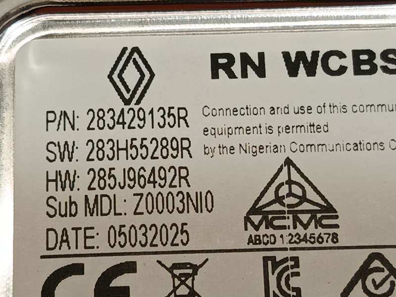 Recambio de modulo electronico para renault austral tce 130 referencia OEM IAM 283429135R - Gris 5
