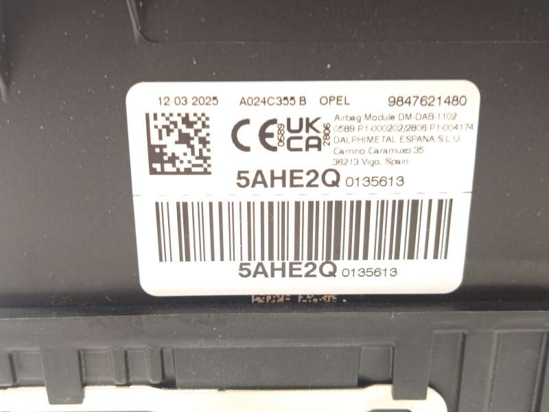 Recambio de airbag delantero izquierdo para opel frontera gs 1.2 t xht hybrid edct6 s/s 145 referencia OEM IAM 9847621480 984762 - Azul 6