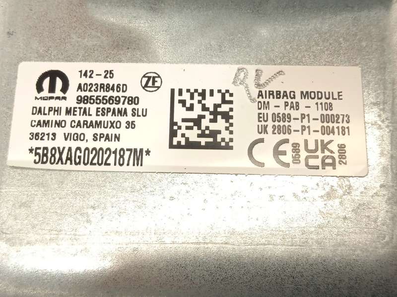 Recambio de airbag delantero derecho para opel frontera gs 1.2 t xht hybrid edct6 s/s 145 referencia OEM IAM 9855569780 - Azul 5