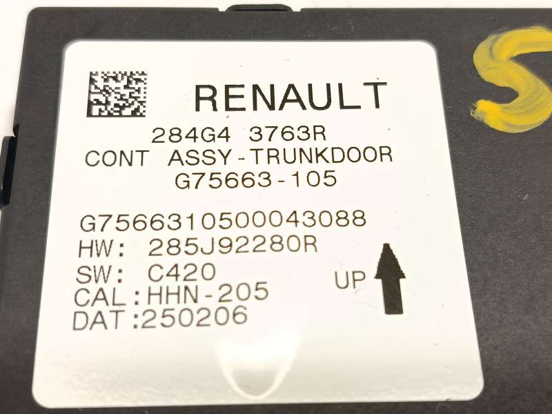 Recambio de modulo electronico para renault austral tce 130 referencia OEM IAM 284G43763R  G75663105 - Gris 5
