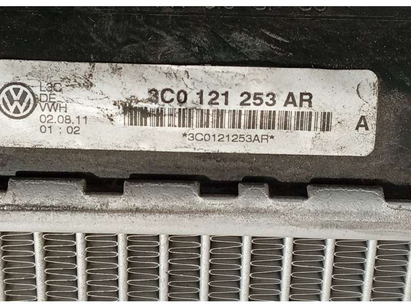 Recambio de radiador agua para volkswagen passat b7 variant (365) 2.0 tdi referencia OEM IAM 3C0121253AR - Gris 5