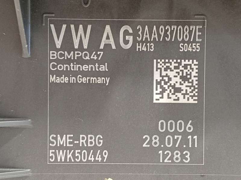 Recambio de centralita confort para volkswagen passat b7 variant (365) 2.0 tdi referencia OEM IAM 3AA937087E 3AA937087RZ3S 5WK50 - Gris 4
