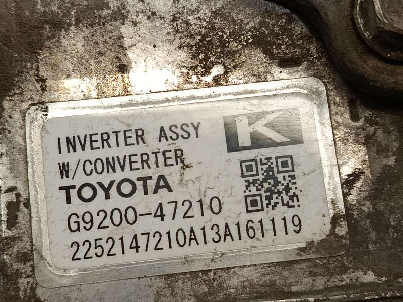 Recambio de inversor para toyota prius (_w3_) 1.8 hybrid (zvw3_) referencia OEM IAM G920047210 G920049025 - Blanco 6