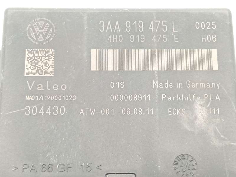 Recambio de modulo electronico para volkswagen passat b7 variant (365) 2.0 tdi referencia OEM IAM 3AA919475L 4H0919475E - Gris 4