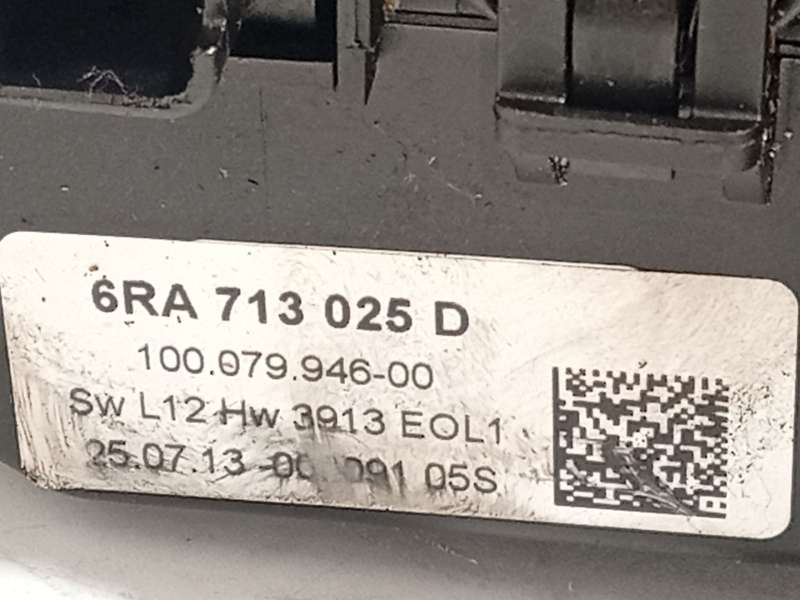 Recambio de palanca cambio para seat toledo iv (kg3) 1.6 tdi referencia OEM IAM 6RA713025D - Plata 5