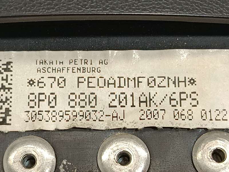 Recambio de airbag delantero izquierdo para audi a3 (8p1) 2.0 tdi 16v referencia OEM IAM 8P0880201AK6PS - Negro 4