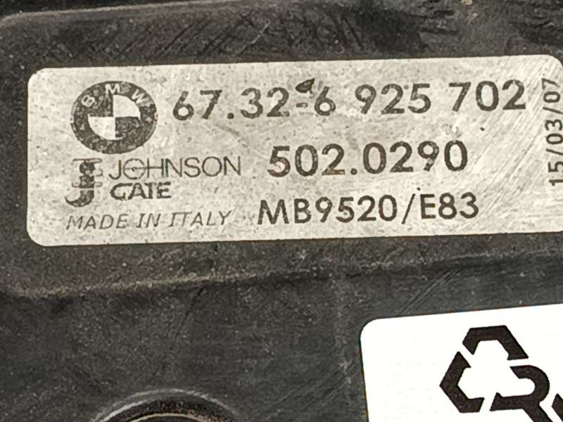 Recambio de electroventilador para bmw x3 (e83) 2.0 d referencia OEM IAM 17113452509 67326925702 5020290 5