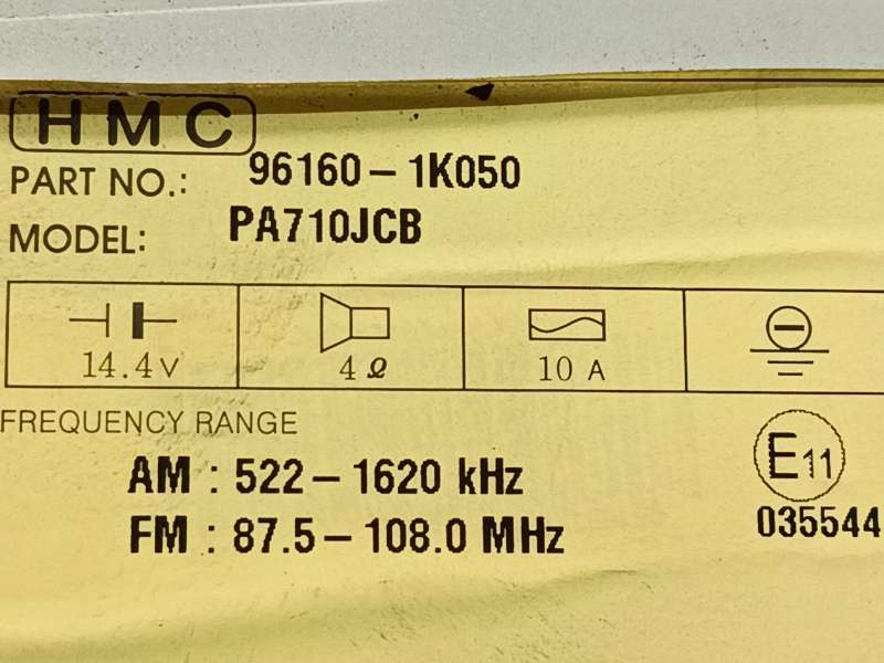Recambio de sistema audio / radio cd para hyundai ix20 (jc) 1.6 crdi referencia OEM IAM 961601K050 961601K0504X - Azul 5