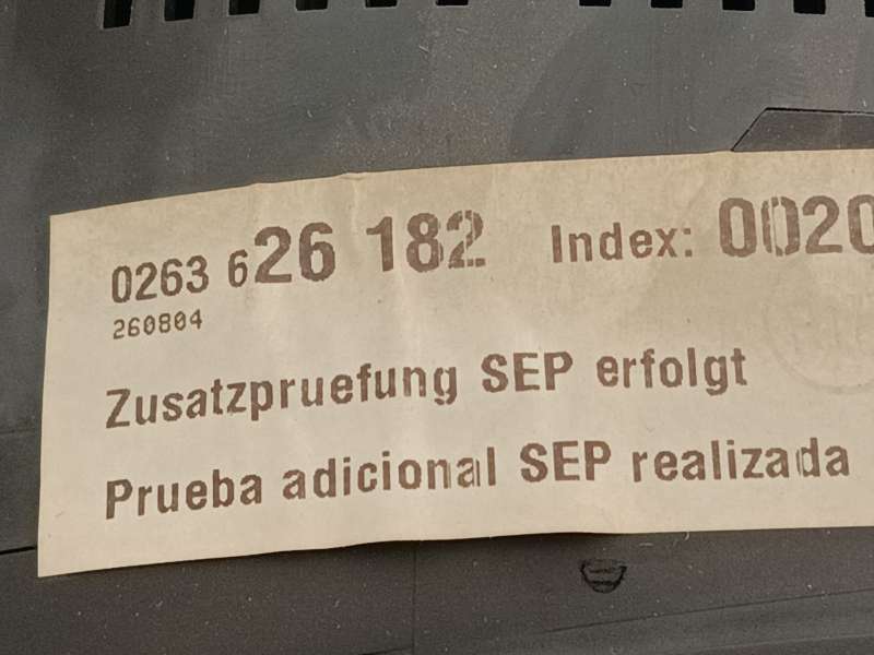 Recambio de cuadro instrumentos para audi a4 b7 (8ec) 2.0 tfsi referencia OEM IAM 8E0920931E  0263626182 - Negro 9