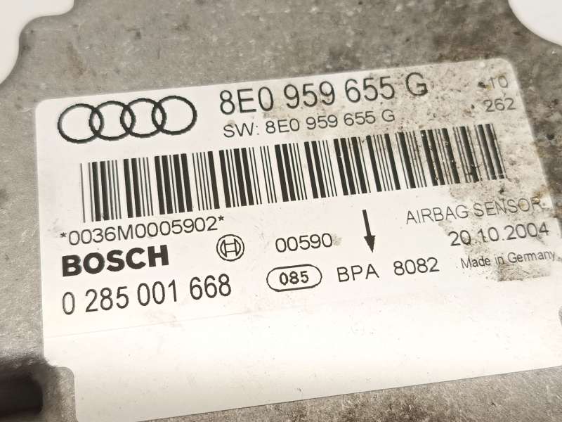 Recambio de centralita airbag para audi a4 b7 (8ec) 2.0 tfsi referencia OEM IAM 8E0959655G  0285001668 - Negro 5
