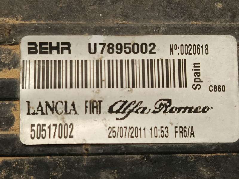 Recambio de intercooler para alfa romeo giulietta (940_) 1.4 tb (940fxb1a, 940fxb11) referencia OEM IAM 50517002 - Rojo 4