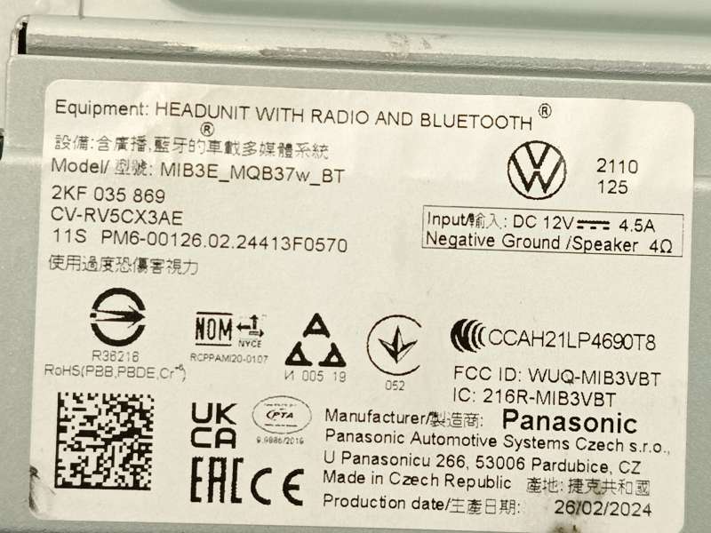 Recambio de pantalla multifuncion para ford tourneo connect / grand tourneo connect v761 monospace (sk) 2.0 ecoblue 4wd referenc - Blanco 7