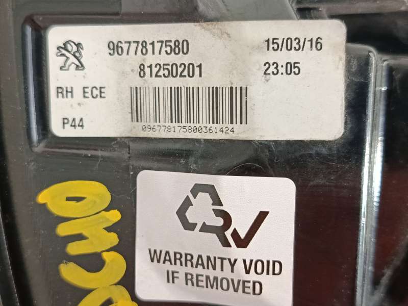 Recambio de piloto trasero derecho para peugeot 308 ii (lb_, lp_, lw_, lh_, l3_) 1.2 thp 110 referencia OEM IAM 9677817580  8125 - Blanco 5