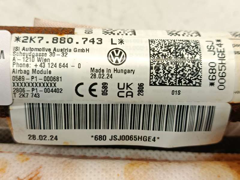 Recambio de airbag cortina delantero izquierdo para ford tourneo connect / grand tourneo connect v761 monospace (sk) 2.0 ecoblue - Blanco 5