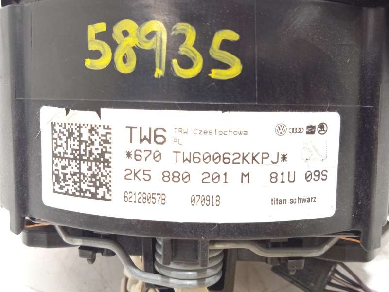 Recambio de airbag delantero izquierdo para volkswagen caddy iv monospace (sab, saj) 1.4 tgi cng referencia OEM IAM 2K5880201M - Blanco 5