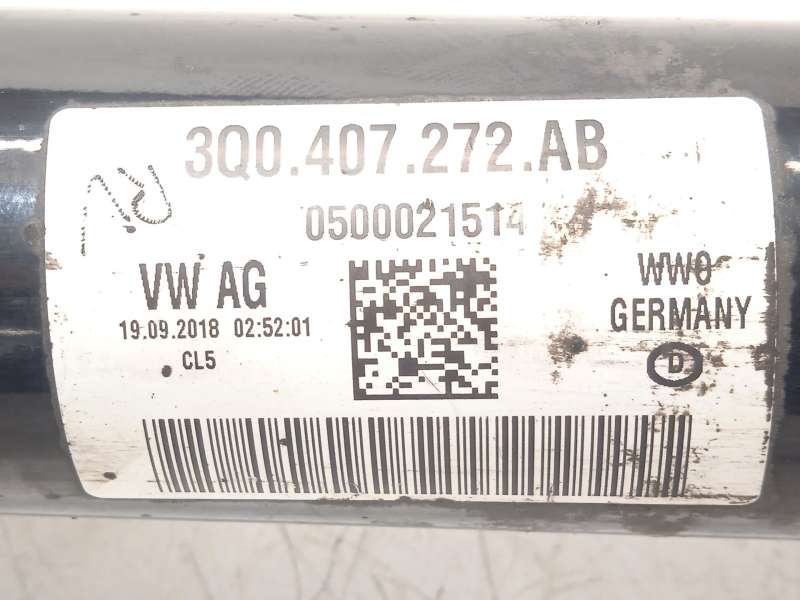 Recambio de transmision delantera derecha para volkswagen caddy iv monospace (sab, saj) 1.4 tgi cng referencia OEM IAM 3Q0407272 - Blanco 3