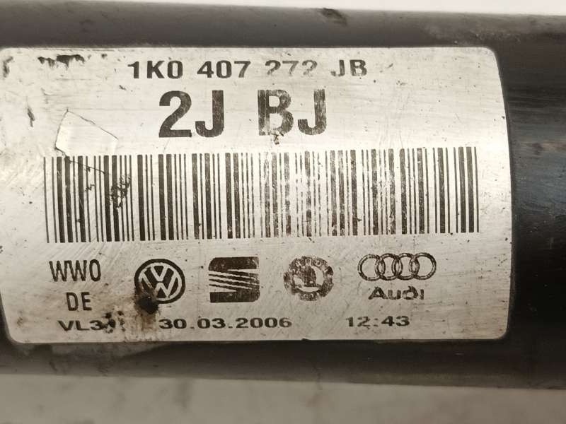 Recambio de transmision delantera derecha para volkswagen golf v (1k1) 2.0 gti referencia OEM IAM 1K0407272JB - Blanco 5