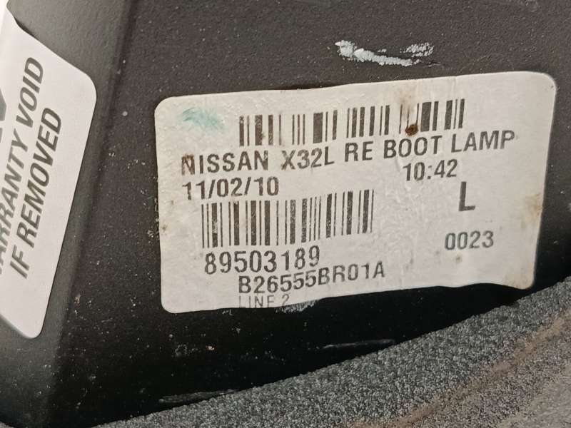 Recambio de piloto trasero izquierdo interior para nissan qashqai i (j10, nj10) 2.0 dci referencia OEM IAM 26555BR01A  89503189 5