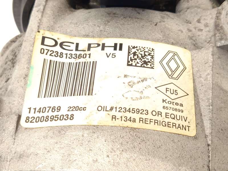Recambio de compresor aire acondicionado para renault master ii autobús (jd) 2.5 dci referencia OEM IAM 8200895038 8201250900 - Blanco 5
