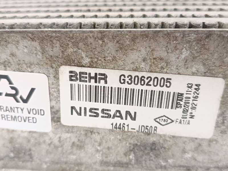 Recambio de intercooler para nissan qashqai i (j10, nj10) 2.0 dci referencia OEM IAM 14461JD50B  G3062005 6