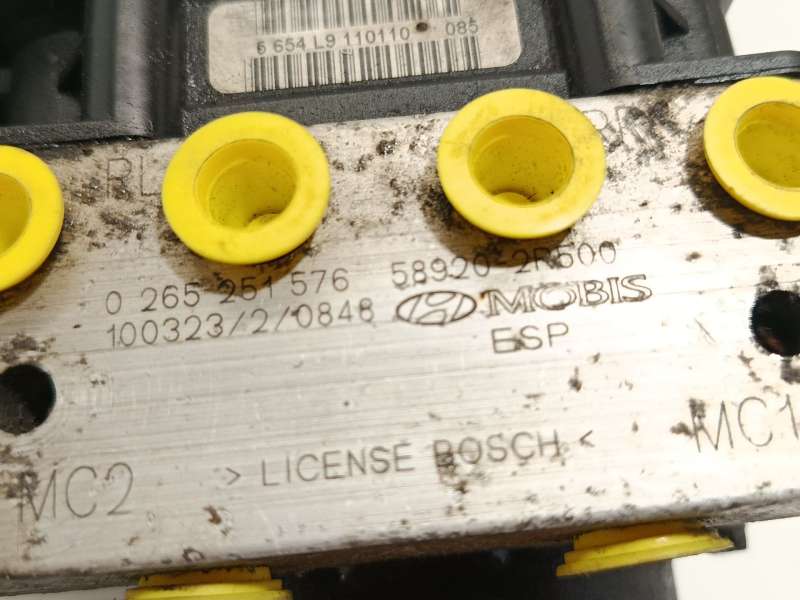 Recambio de abs para hyundai i30 (fd) 1.4 referencia OEM IAM 589202R500 0265951617 0265251576 - Negro 6