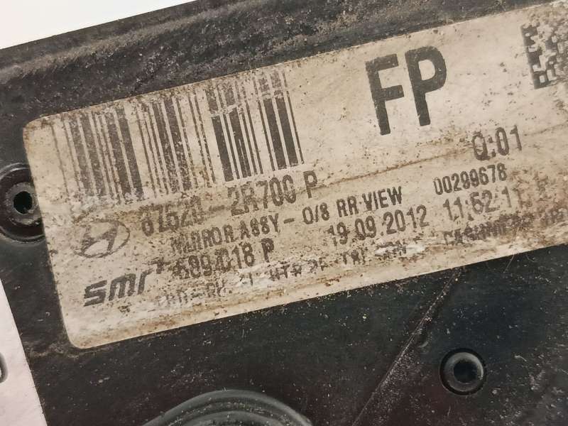 Recambio de retrovisor derecho para hyundai i30 (fd) 1.4 referencia OEM IAM 876202R700 - Negro 4