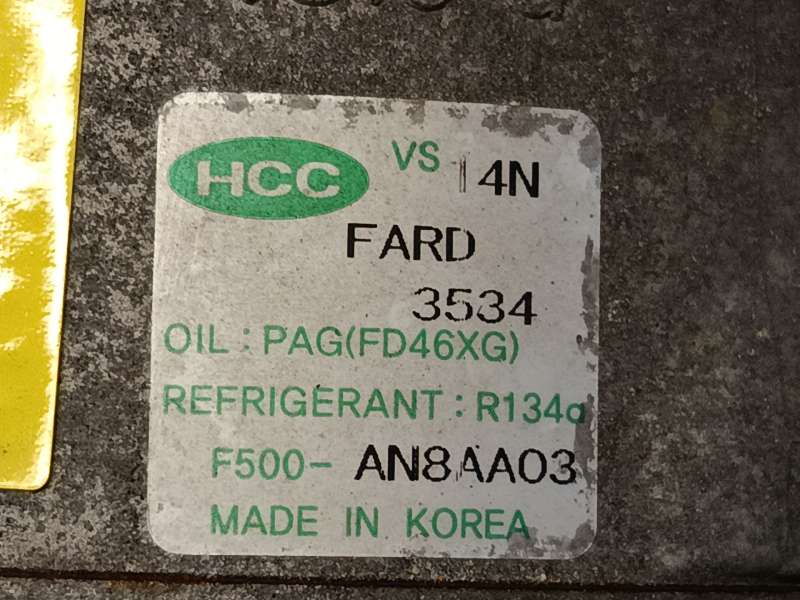 Recambio de compresor aire acondicionado para hyundai i30 (fd) 1.4 referencia OEM IAM 977012H040  F500AN8AA03 - Negro 6