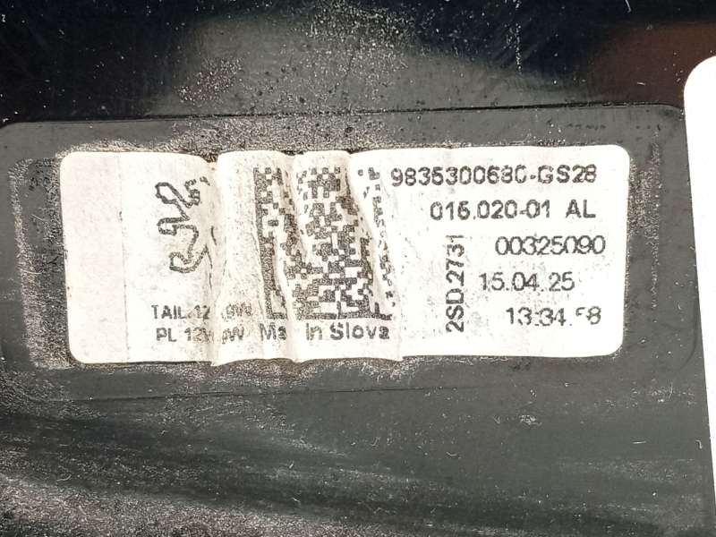 Recambio de piloto trasero derecho interior para peugeot 308 sw allure hybrid 145 referencia OEM IAM 9835300580 - Verde 5