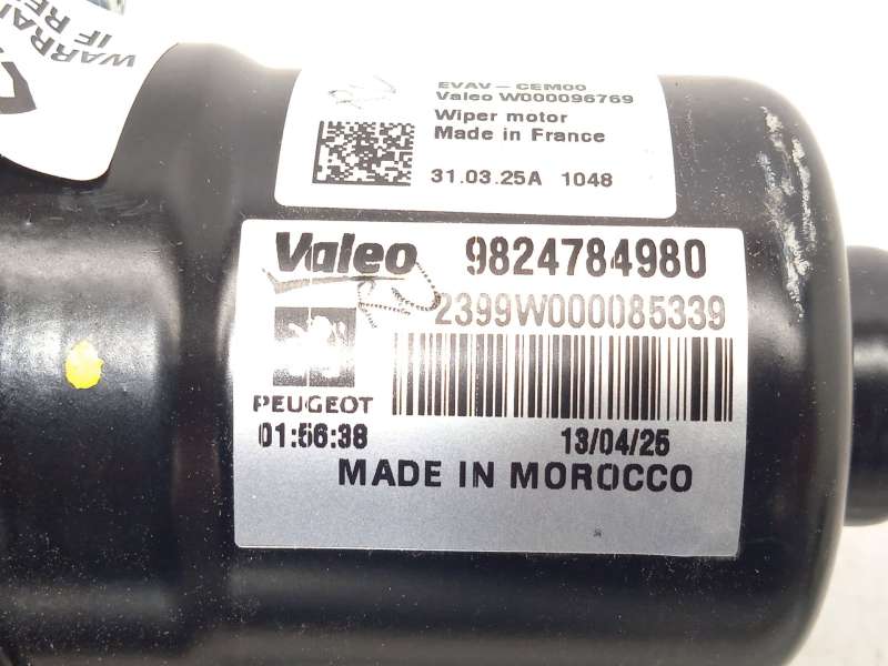 Recambio de motor limpia delantero para peugeot 2008 ii (ud_, us_, uy_, uj_, ur_, uc_) 1.2 puretech 100 referencia OEM IAM 98247 - Blanco 5