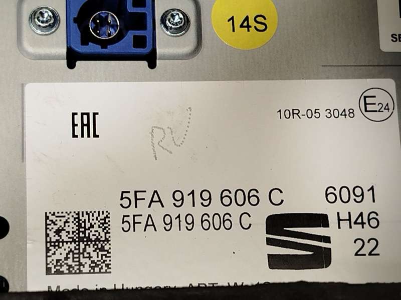 Recambio de pantalla multifuncion para cupra leon sportstourer (kl8, ku8, kud) 2.0 tsi referencia OEM IAM 5FA919606C041 5