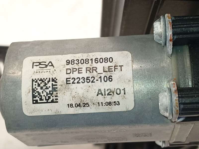 Recambio de elevalunas trasero izquierdo para peugeot 308 sw allure hybrid 145 referencia OEM IAM 9830816080  9829048280 - Verde 4