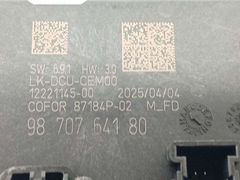 Recambio de modulo confort para peugeot 308 sw allure hybrid 145 referencia OEM IAM 9870764180 - Verde 3