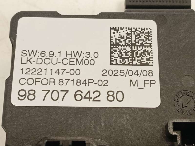 Recambio de modulo confort para peugeot 308 sw allure hybrid 145 referencia OEM IAM 9870764280 - Verde 3