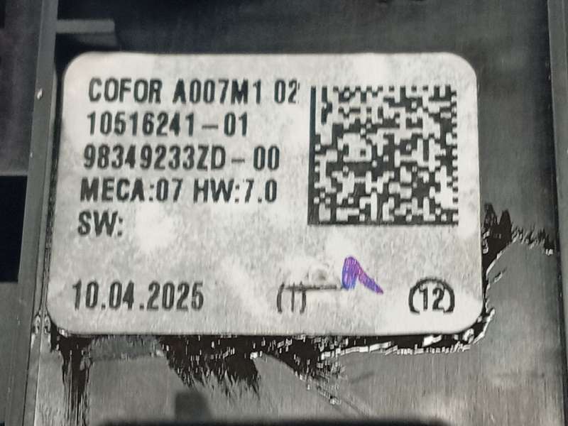 Recambio de mando elevalunas delantero izquierdo para peugeot 308 sw allure hybrid 145 referencia OEM IAM 98349233ZD - Verde 5