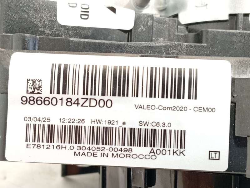 Recambio de mando intermitentes para peugeot 308 sw allure hybrid 145 referencia OEM IAM 98660184ZD - Verde 7