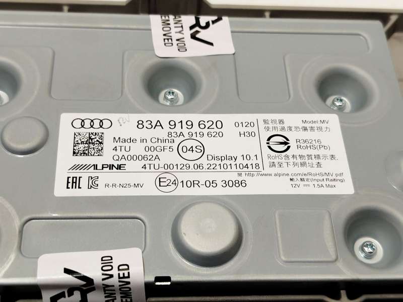 Recambio de pantalla multifuncion para audi q3 (f3b) 35 tdi referencia OEM IAM 83A919620 5