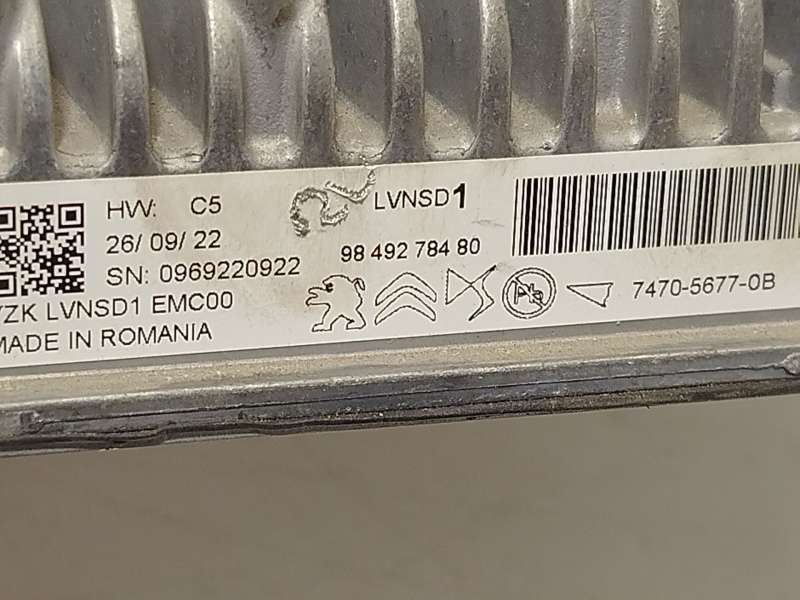 Recambio de modulo electronico para ds ds 7 crossback (j4_, jr_, jc_) e-tense 225 (j4dgzu) referencia OEM IAM 9849278480 - Plata 2