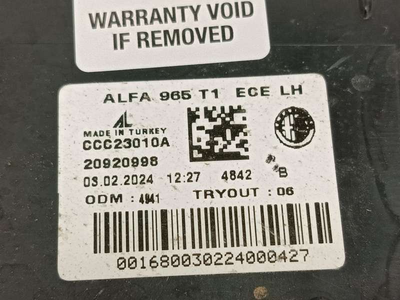 Recambio de piloto trasero izquierdo para alfa romeo tonale (965_) 1.5 mild hybrid referencia OEM IAM 50577286 20920998 CCC23010 - Blanco 6