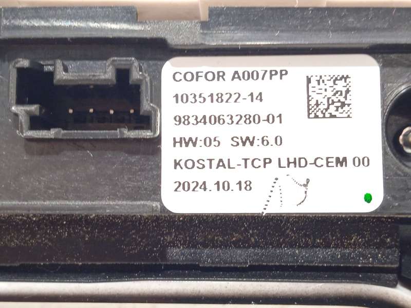 Recambio de modulo electronico para citroën c4 hybrid 136 ë-dsc6 plus referencia OEM IAM 9834063280 - Azul 4