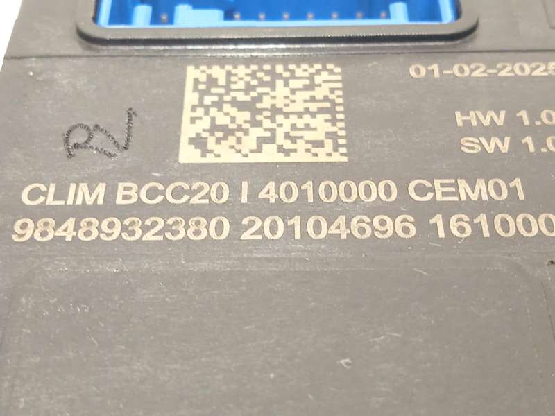 Recambio de modulo electronico para citroën c4 hybrid 136 ë-dsc6 plus referencia OEM IAM 9848932380 - Azul 4