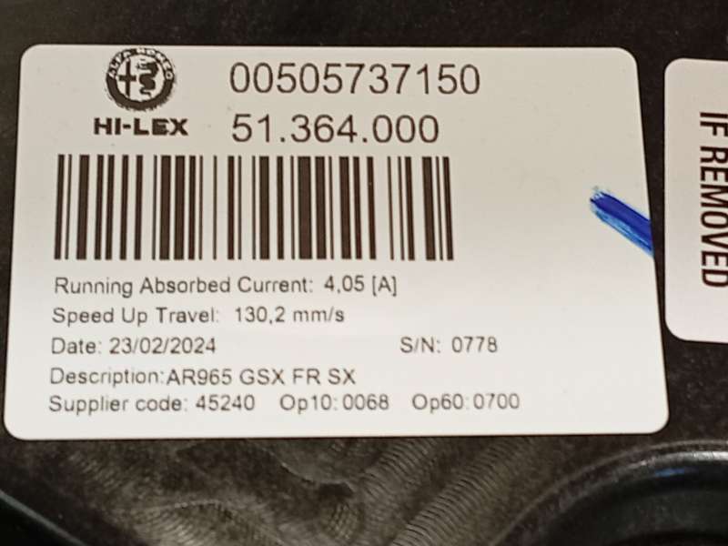 Recambio de elevalunas delantero izquierdo para alfa romeo tonale (965_) 1.5 mild hybrid referencia OEM IAM 50573715 50566457 00 - Blanco 5