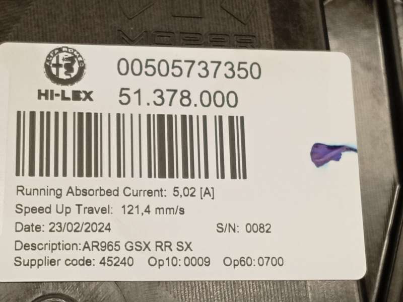 Recambio de elevalunas trasero izquierdo para alfa romeo tonale (965_) 1.5 mild hybrid referencia OEM IAM 50573735 50566459 0050 - Blanco 4