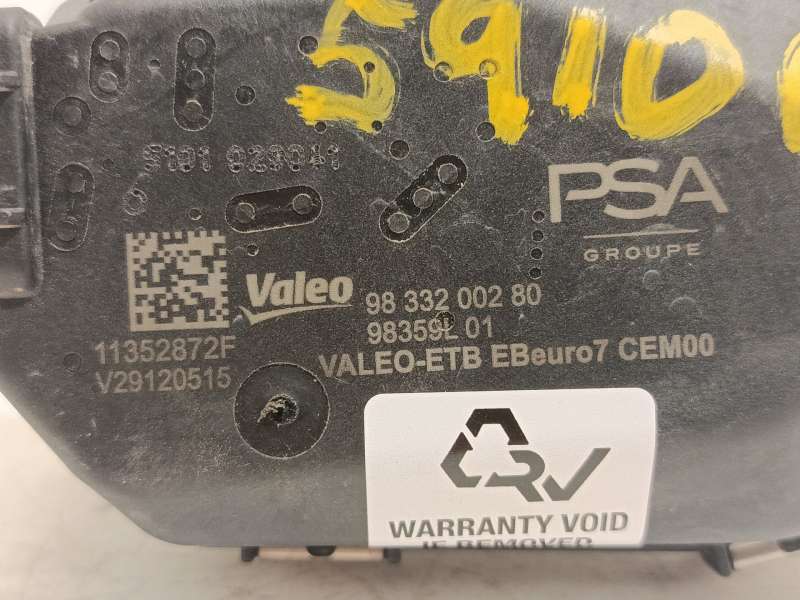 Recambio de caja mariposa para peugeot 308 sw allure hybrid 145 referencia OEM IAM 9833200280  V29120515 - Verde 4