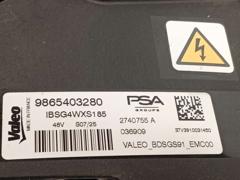 Recambio de alternador para citroën c4 hybrid 136 ë-dsc6 plus referencia OEM IAM 9865403280 2740755A IBSG4WXS185 - Azul 5