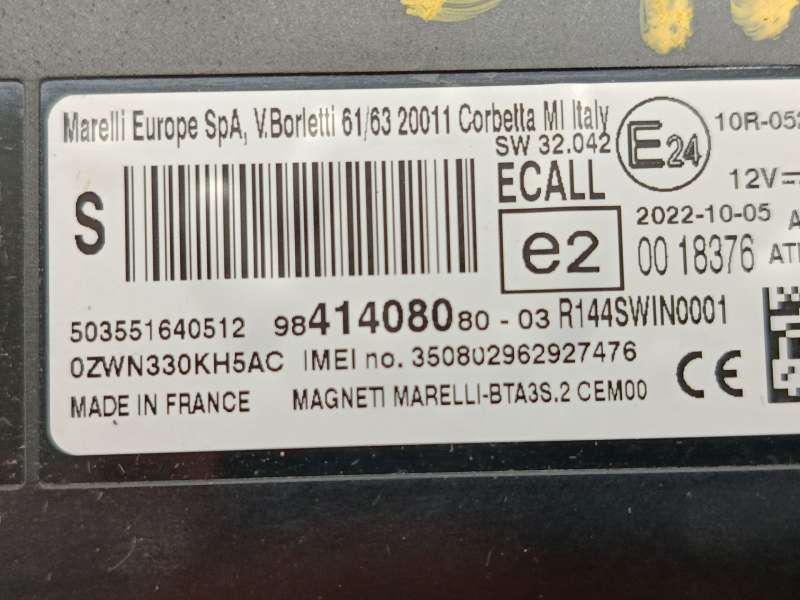 Recambio de modulo electronico para ds ds 7 crossback (j4_, jr_, jc_) e-tense 225 (j4dgzu) referencia OEM IAM 9841408080  503551 - Plata 5