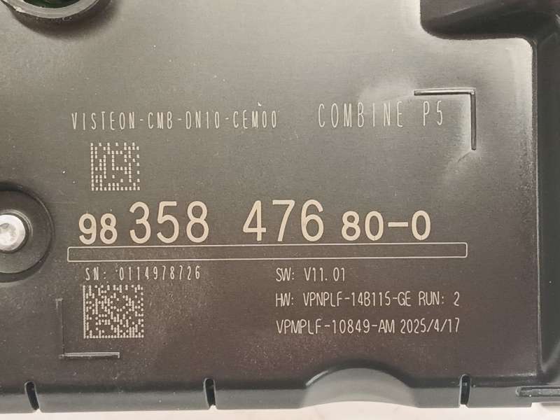 Recambio de cuadro instrumentos para peugeot 308 sw allure hybrid 145 referencia OEM IAM 9835847680 - Verde 5