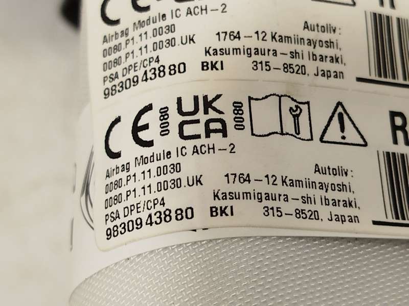 Recambio de airbag cortina delantero derecho para peugeot 308 sw iii (fc_, fj_, fr_, f4_, fn_) puretech 130 (frhnsl, frhnst) ref - Negro 3