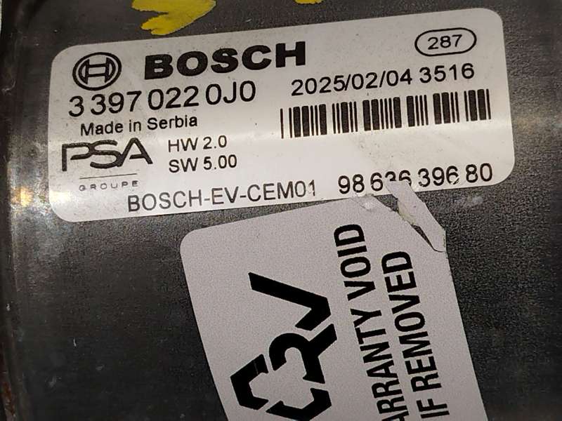 Recambio de motor limpia delantero para peugeot 308 sw iii (fc_, fj_, fr_, f4_, fn_) puretech 130 (frhnsl, frhnst) referencia OE - Negro 4