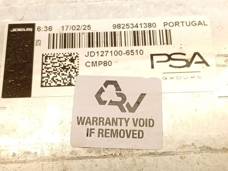 Recambio de intercooler para citroën c4 hybrid 136 ë-dsc6 plus referencia OEM IAM 9825341380 - Azul 4