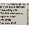 Recambio de sistema audio / radio cd para opel combo furgoneta/monovolumen (x12) 1.3 cdti (b05) referencia OEM IAM 52059488  052